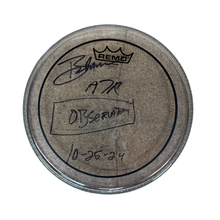 Load image into Gallery viewer, Autographed &amp; Stage Used for DEATHBATS CLUB Observatory Show - BROOKS WACKERMAN A7X Drumheads - 1234Clothing