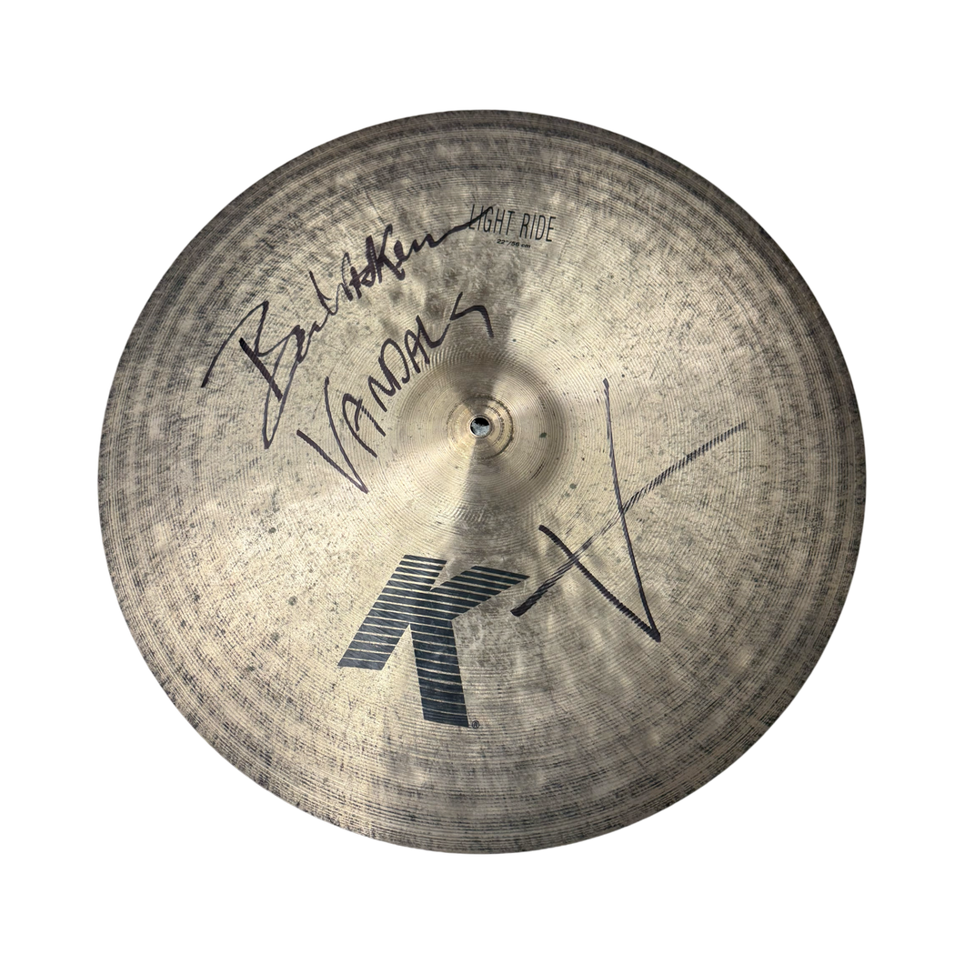 BROOKS WACKERMAN VAULT: The Vandals Era Signed Ride Cymbal - 1234Clothing