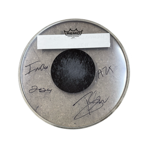 Autographed & Stage Used for BANDLAND Festival Bengaluru - BROOKS WACKERMAN A7X Drumheads - 1234Clothing