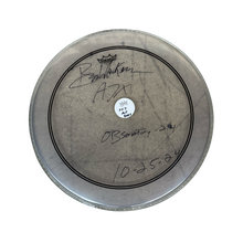 Load image into Gallery viewer, Autographed &amp; Stage Used for DEATHBATS CLUB Observatory Show - BROOKS WACKERMAN A7X Drumheads - 1234Clothing