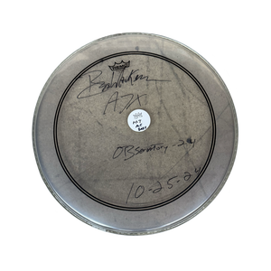 Autographed & Stage Used for DEATHBATS CLUB Observatory Show - BROOKS WACKERMAN A7X Drumheads - 1234Clothing