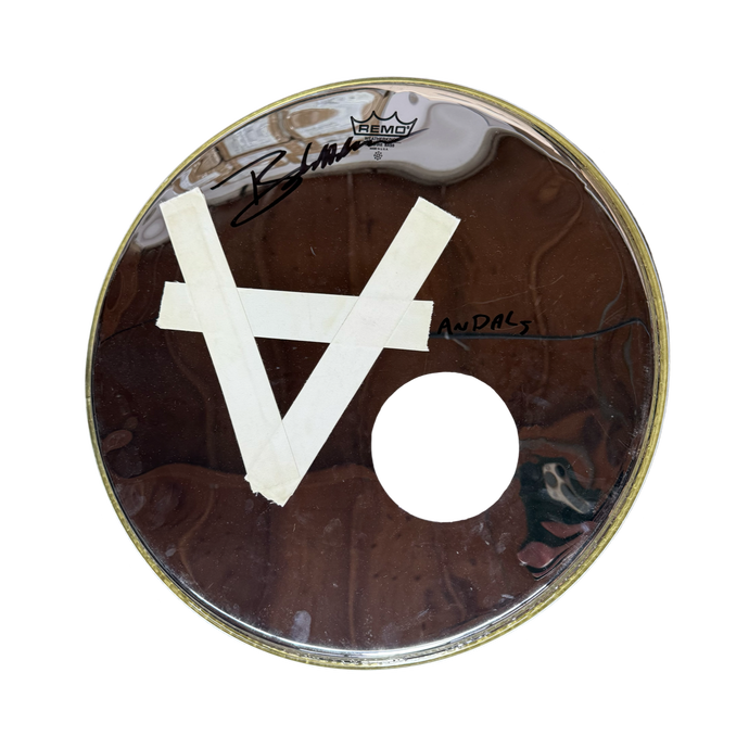 BROOKS WACKERMAN VAULT: The Vandals Era Signed Kick Drum Head ft. 