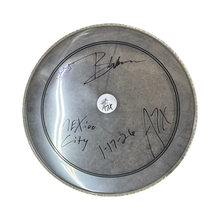 Load image into Gallery viewer, Autographed &amp; Stage Used for "Life Is But A Dream..." Tour - BROOKS WACKERMAN A7X Drum Heads (Mexico City, MX @ Estadio GNP Seguros 1/17/26)