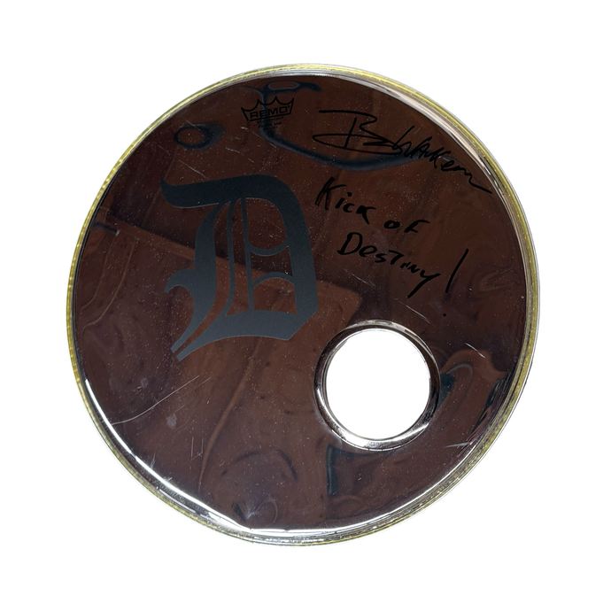 BROOKS WACKERMAN VAULT: Tenacious D Era Signed Kick Drum Head ft. the 