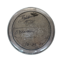 Load image into Gallery viewer, Autographed &amp; Stage Used for DEATHBATS CLUB Observatory Show - BROOKS WACKERMAN A7X Drumheads - 1234Clothing