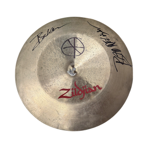 BROOKS WACKERMAN VAULT: Bad Religion Era Signed China Cymbal - 1234Clothing