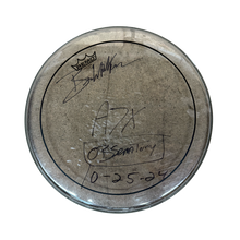 Load image into Gallery viewer, Autographed &amp; Stage Used for DEATHBATS CLUB Observatory Show - BROOKS WACKERMAN A7X Drumheads - 1234Clothing