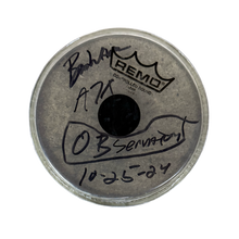 Load image into Gallery viewer, Autographed &amp; Stage Used for DEATHBATS CLUB Observatory Show - BROOKS WACKERMAN A7X Drumheads - 1234Clothing