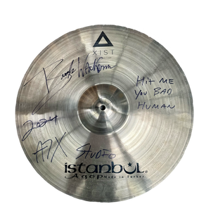 Autographed & Studio Used "Life Is But A Dream..." - BROOKS WACKERMAN A7X Cymbal - 1234Clothing