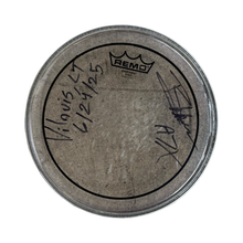 Load image into Gallery viewer, Autographed &amp; Stage Used for &quot;Life Is But A Dream...&quot; Tour - BROOKS WACKERMAN A7X Drum Heads (Vilnuis, LT 6/24/25) - 1234Clothing